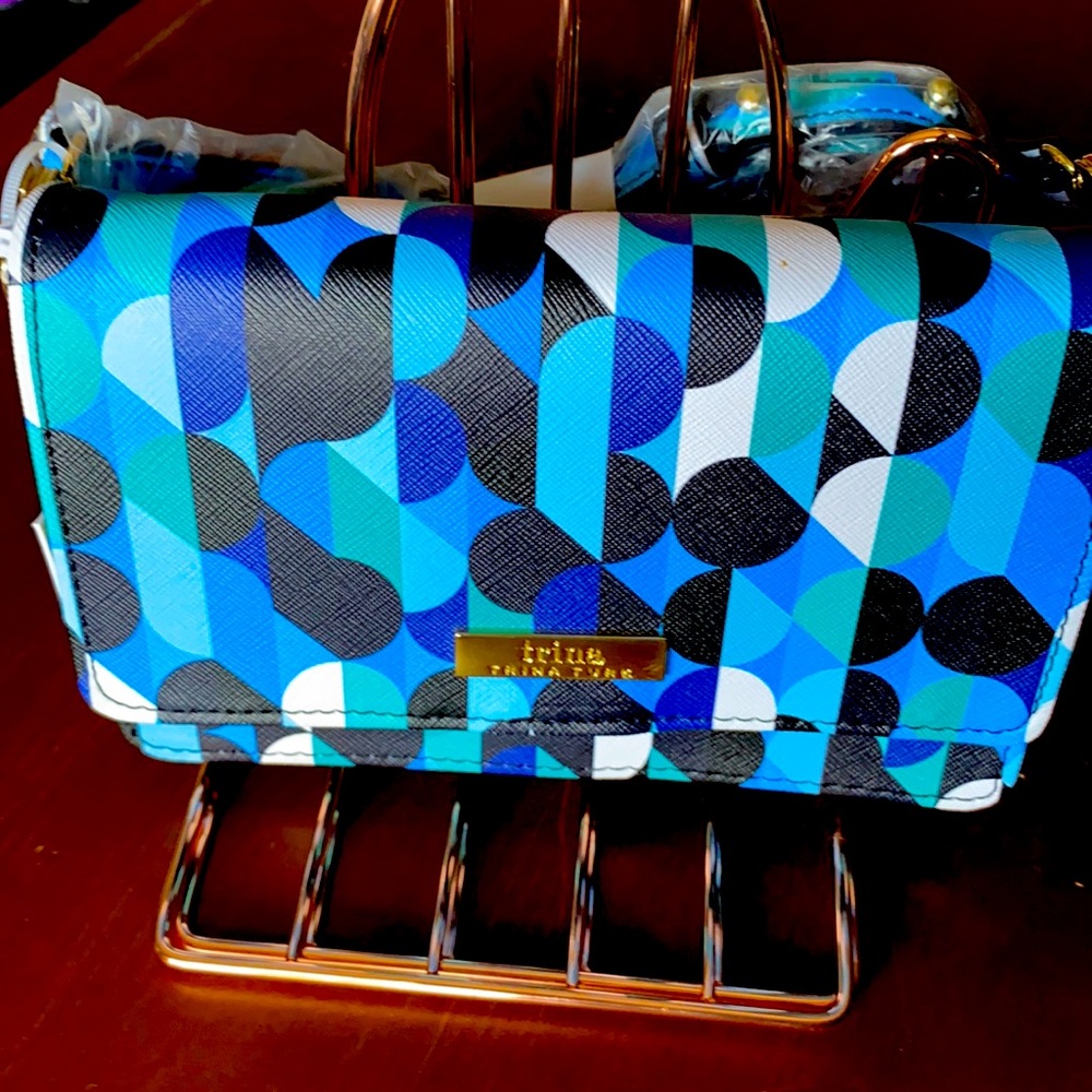 TT Blue mini crossbody.
